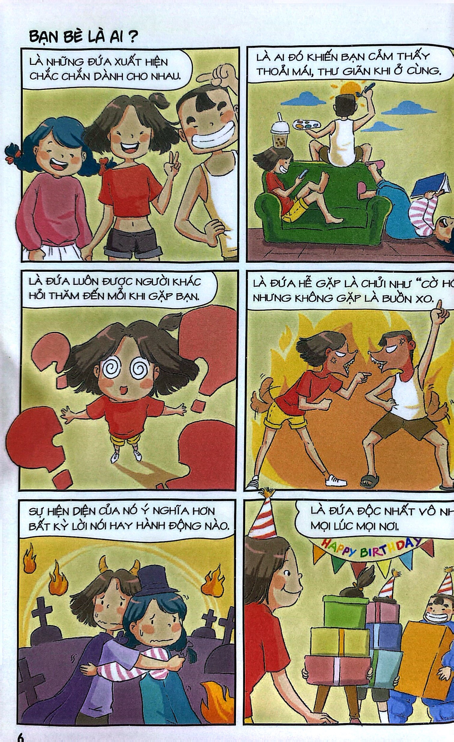 bộ comic strip - tập 1: vũ trụ tình bạn - Ảnh 5
