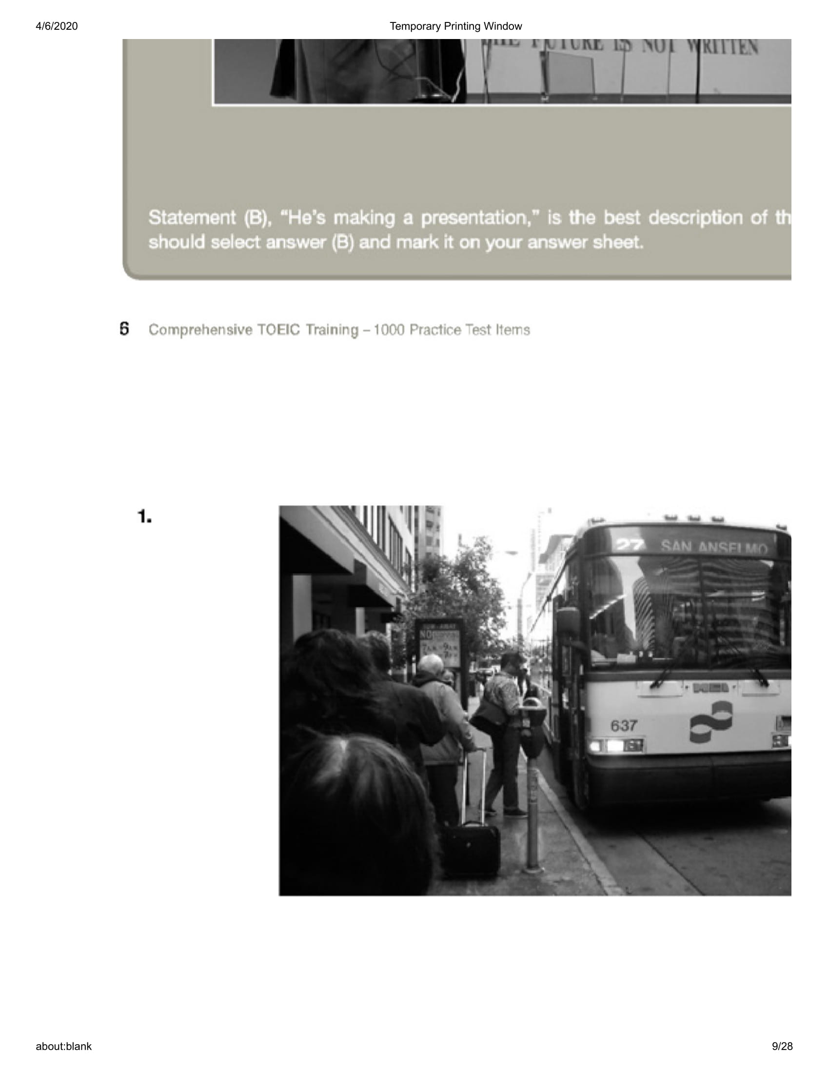 bộ comprehensive toeic training 1000 practice test items (vol 2) - kèm cd - Ảnh 10