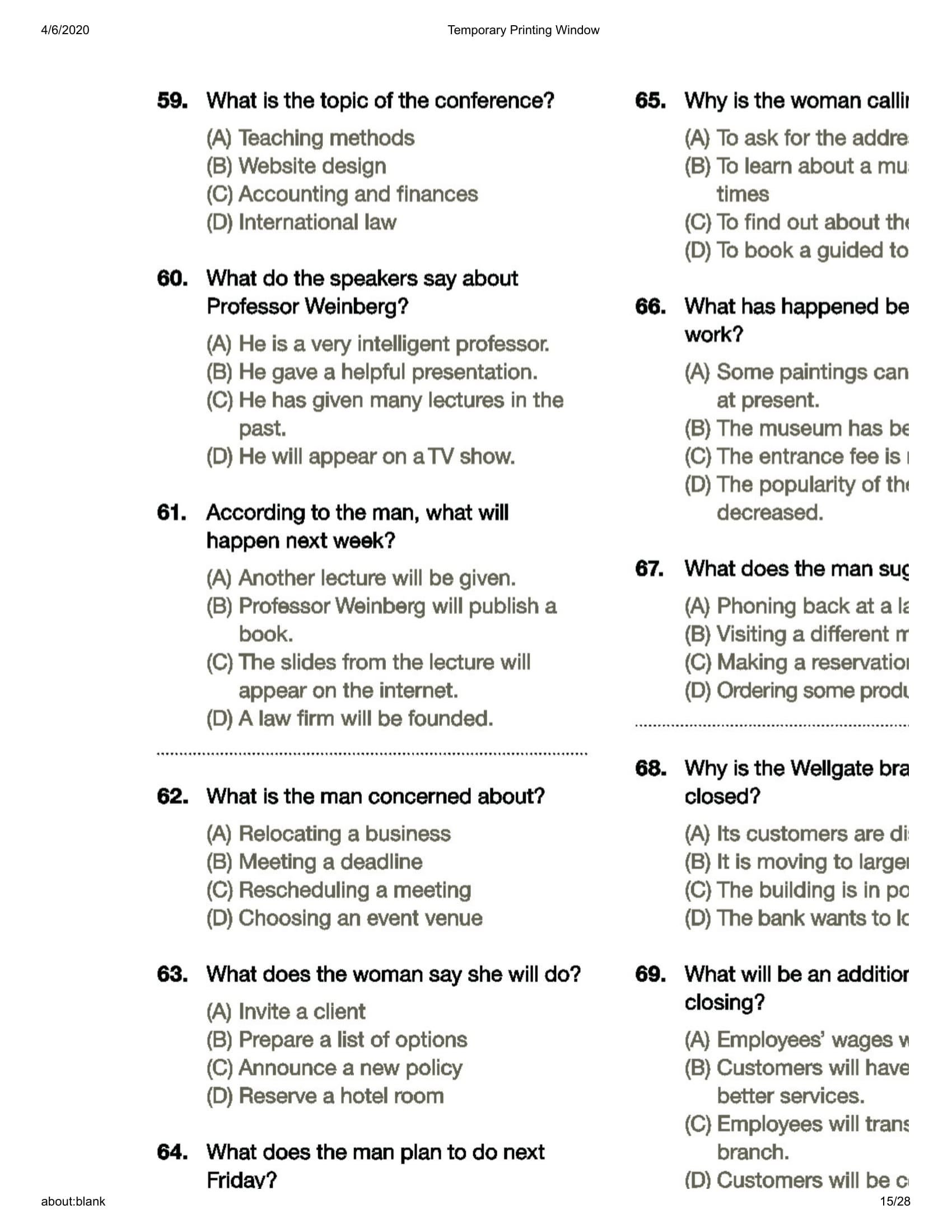 bộ comprehensive toeic training 1000 practice test items (vol 2) - kèm cd - Ảnh 16