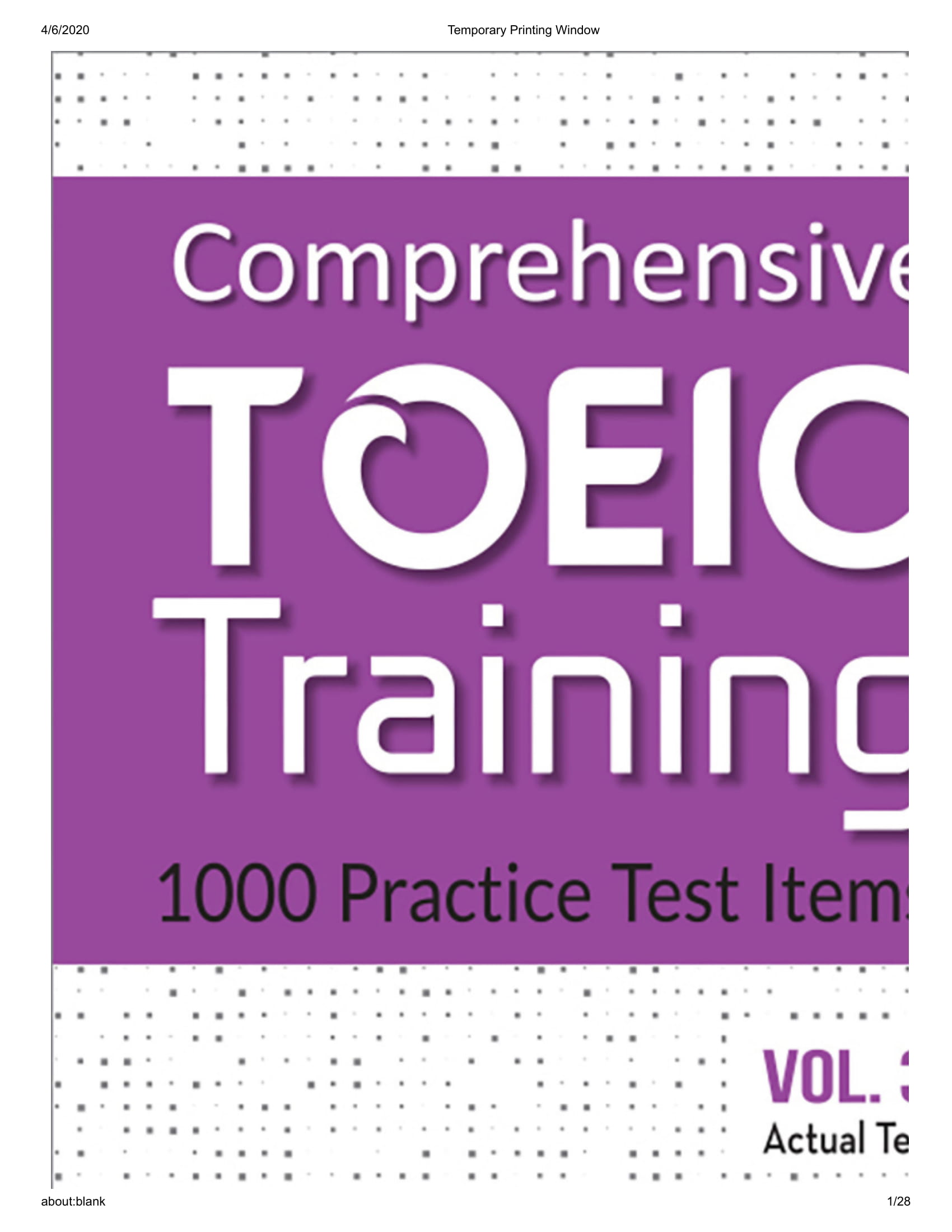 bộ comprehensive toeic training 1000 practice test items (vol 3) - kèm cd - Ảnh 2