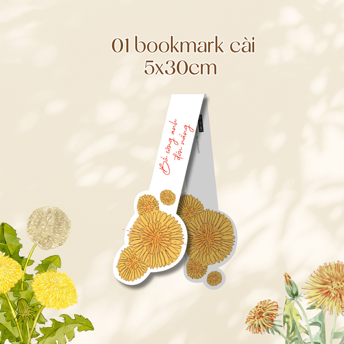 bồ công anh đón nắng - tặng kèm bookmark cài + postcard hai mặt - Ảnh 3