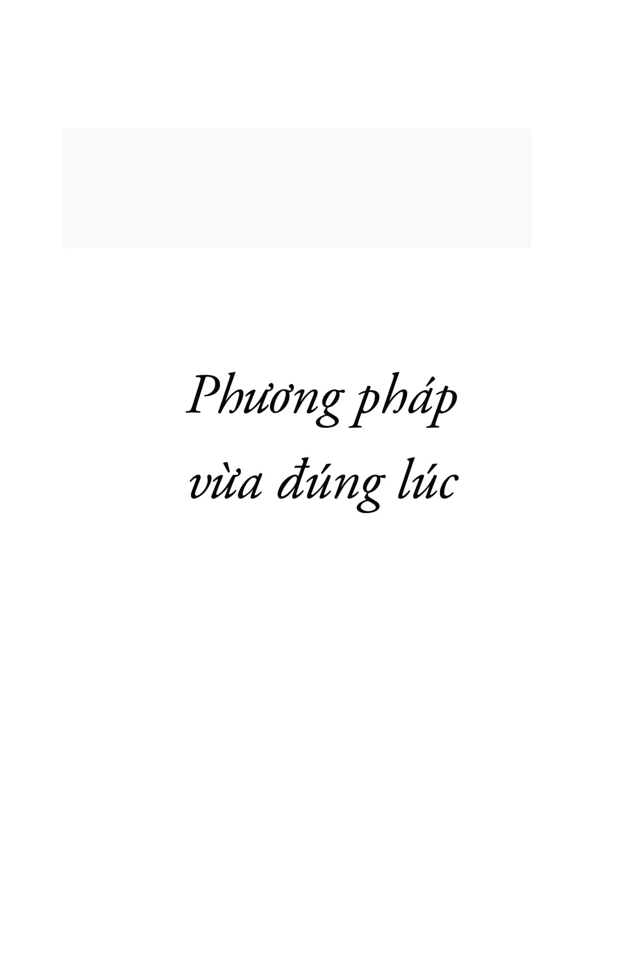 bộ công cụ tinh gọn trong y tế - phương pháp vừa đúng lúc - Ảnh 3