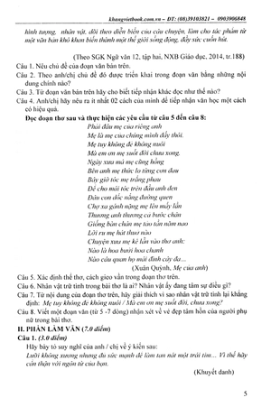 bộ công phá 99 đề thi thpt quốc gia bộ đề thi mới nhất ngữ văn - tập 2 - Ảnh 7
