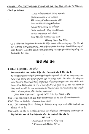 bộ công phá 99 đề thi thpt quốc gia bộ đề thi mới nhất ngữ văn - tập 2 - Ảnh 8