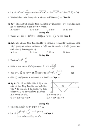 bộ công phá bài tập vật lí dao động cơ - tập 1 - Ảnh 14
