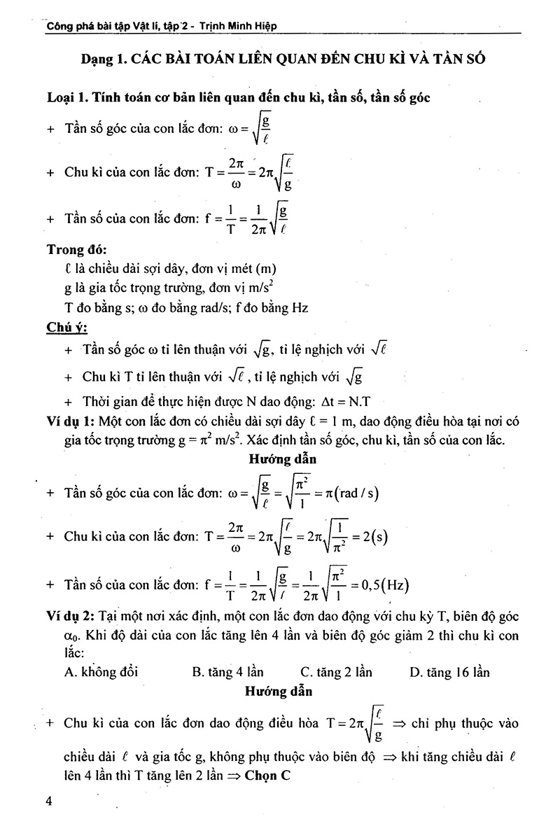 bộ công phá bài tập vật lí dao động cơ - tập 2 - Ảnh 5