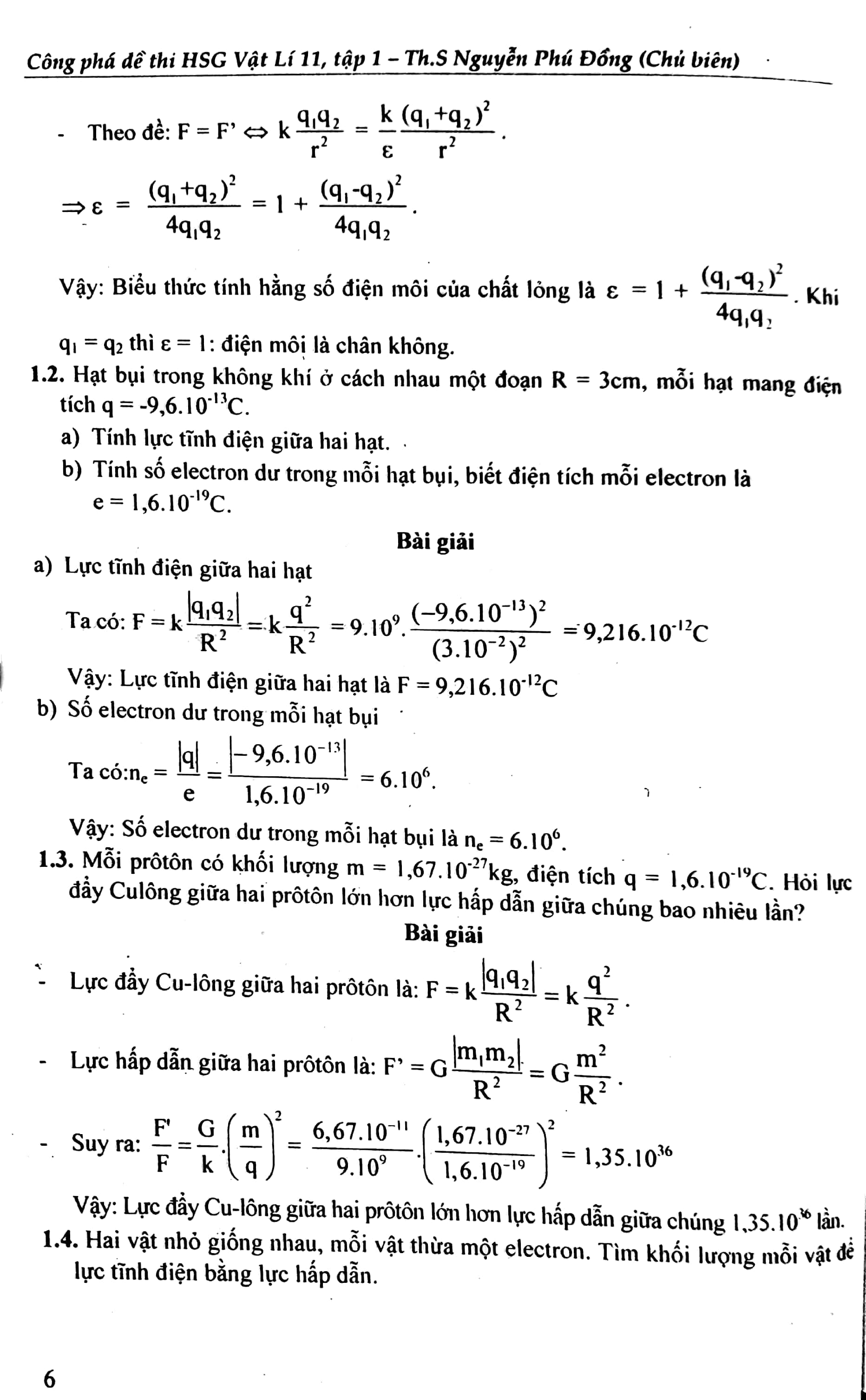 bộ công phá đề thi học sinh giỏi lý 11 - tập 1 - Ảnh 5