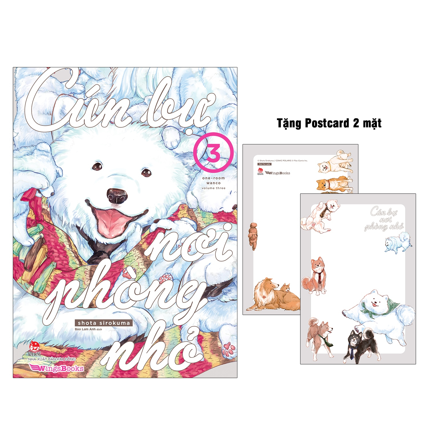 Bộ Cún Bự Nơi Phòng Nhỏ - Tập 3 - Tặng Kèm Postcard 2 Mặt - Ảnh 2