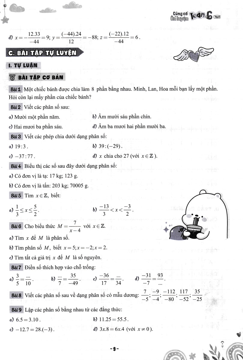Bộ Củng Cố Và Ôn Luyện Toán 6 - Tập 2 - Ảnh 9