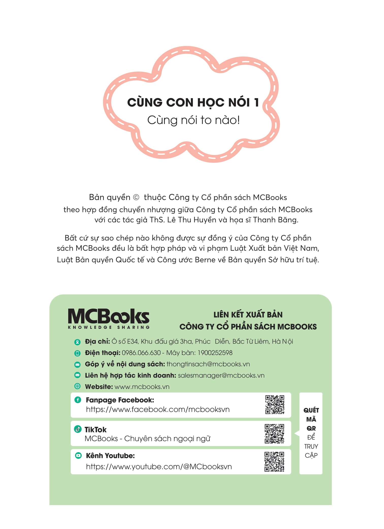 Bộ Cùng Con Học Nói 1 - Cùng Nói To Nào - Ảnh 3