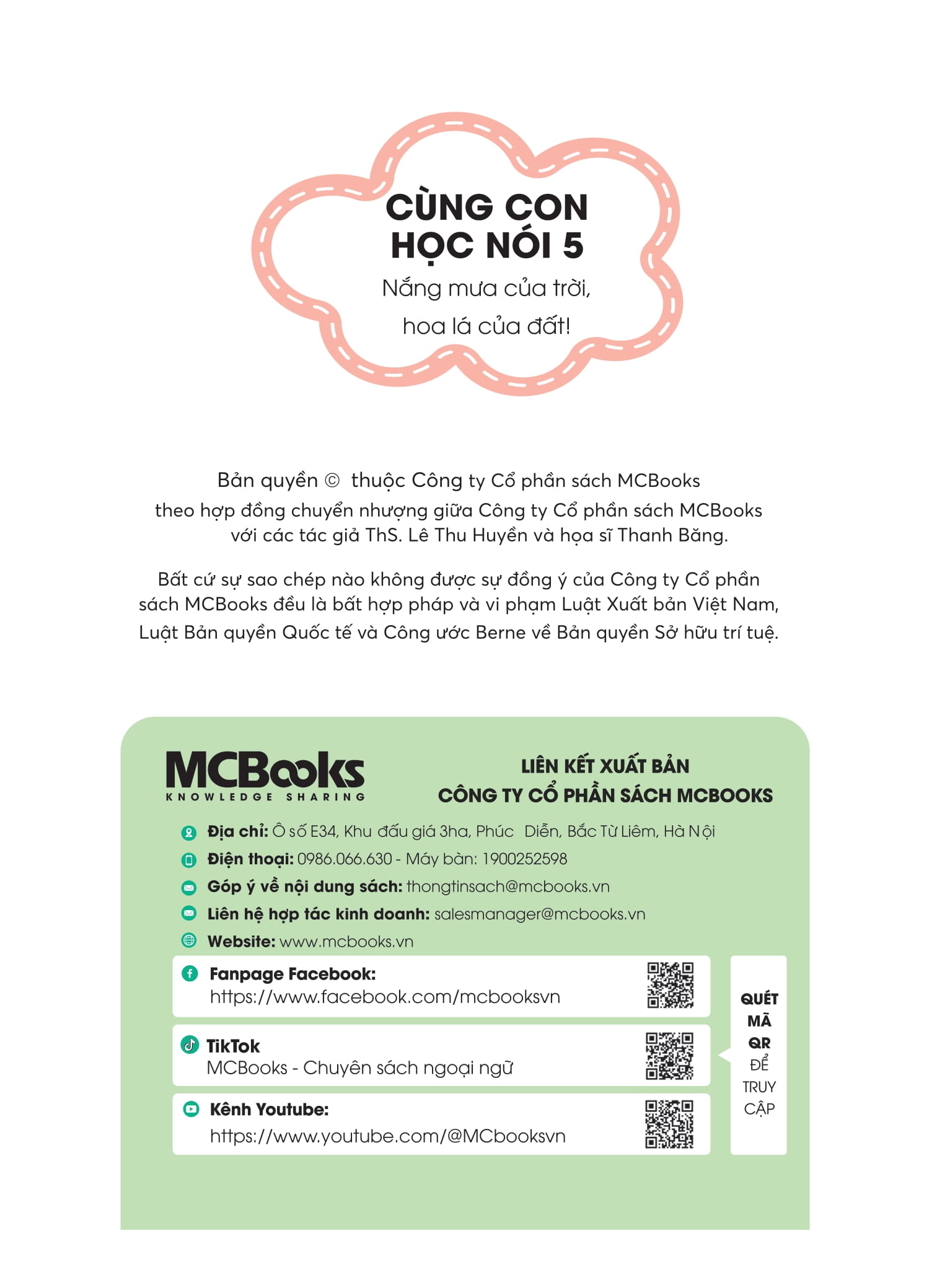 Bộ Cùng Con Học Nói 5 - Nắng Mưa Của Trời, Hoa Lá Của Đất! - Ảnh 3