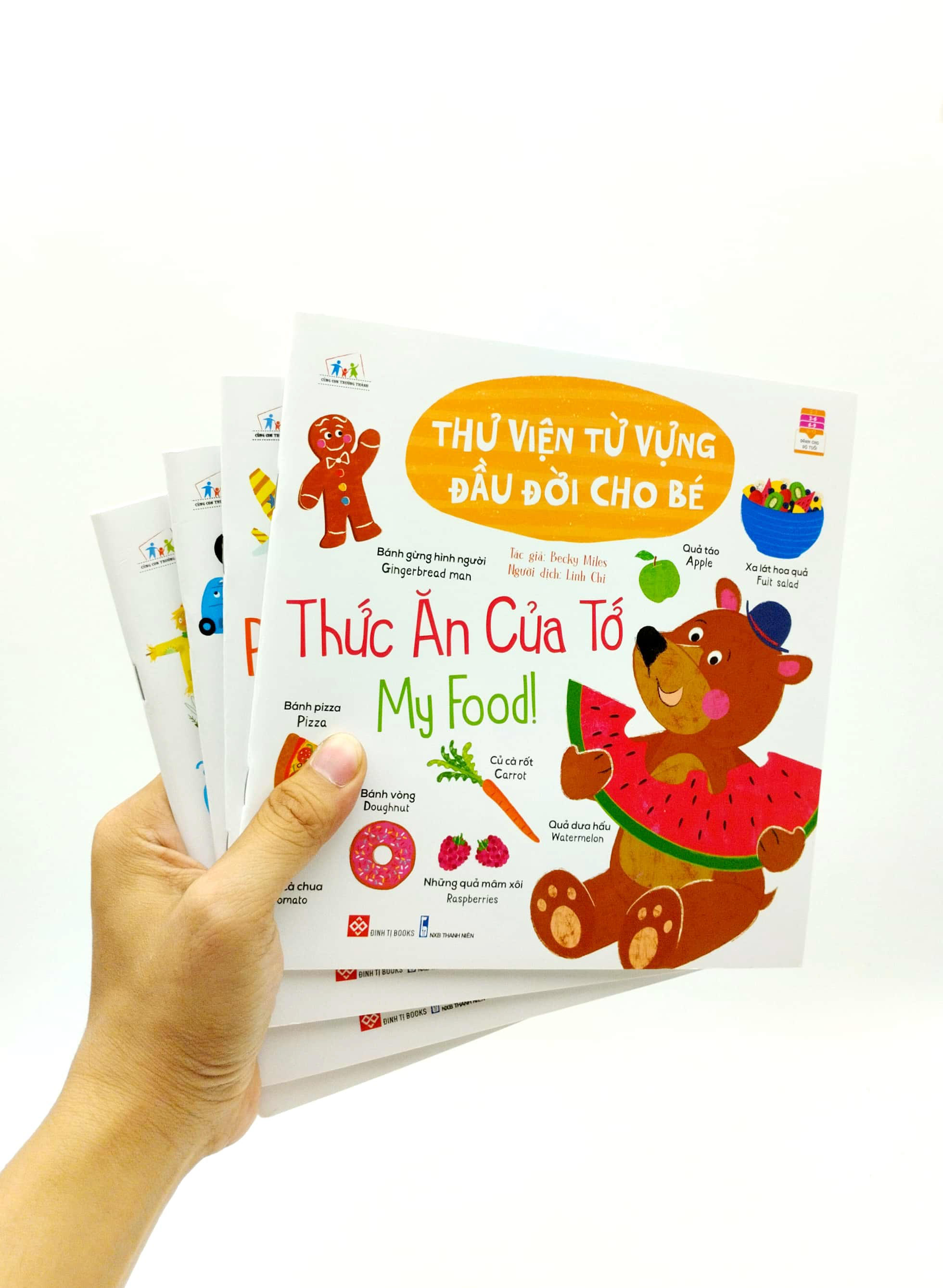 bộ cùng con trưởng thành - thư viện từ vựng đầu đời cho bé (bộ 4 cuốn) - Ảnh 7