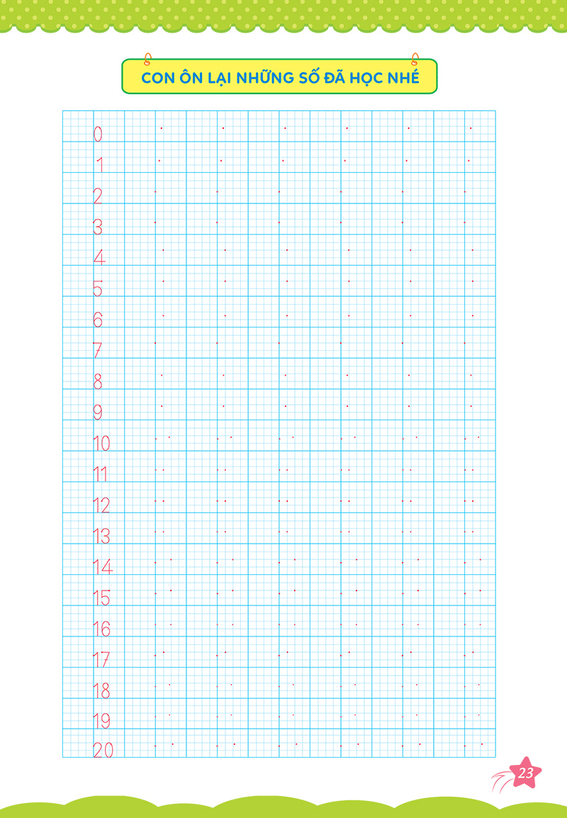 bộ cùng khủng long học nét cơ bản quyển 2 (chữ số đầu tiên) bé gái - Ảnh 5