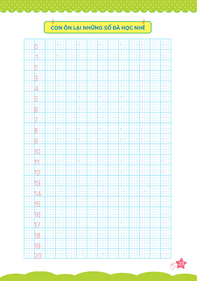 bộ cùng khủng long học nét cơ bản quyển 2 (chữ số đầu tiên) bé trai - Ảnh 7