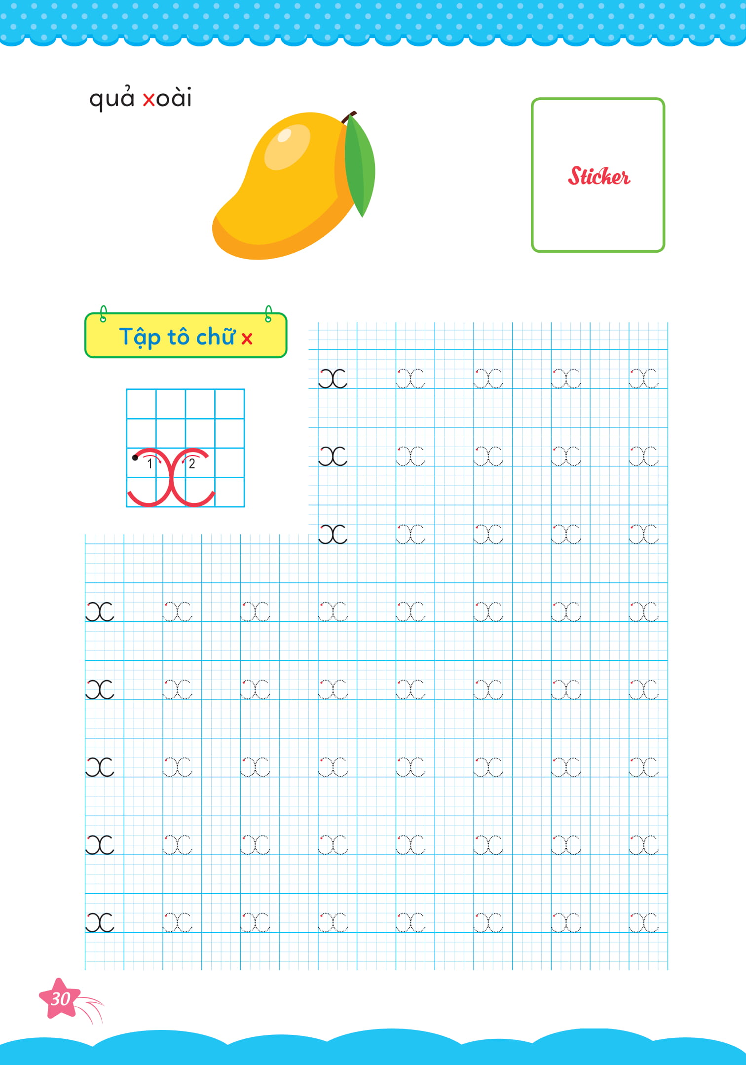 bộ cùng khủng long học nét cơ bản quyển 3 (chữ cái đầu tiên) bé gái - Ảnh 9