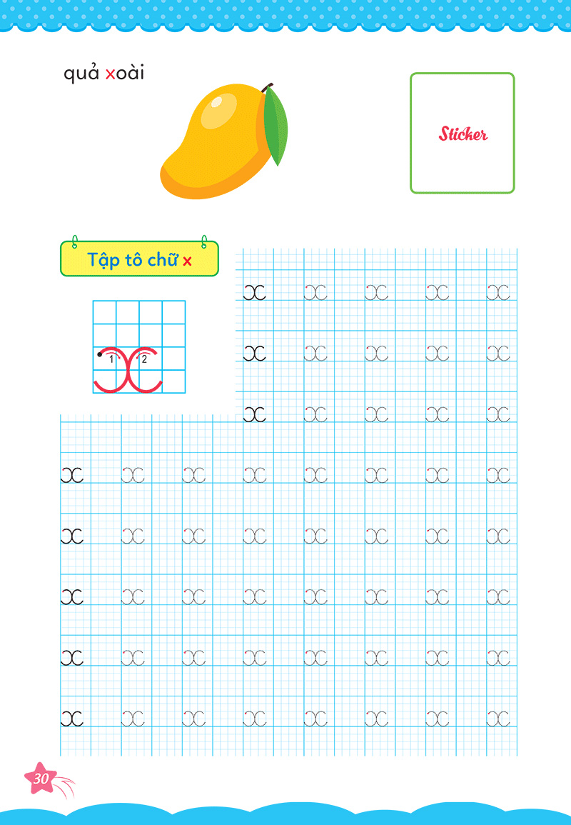 bộ cùng khủng long học nét cơ bản quyển 3 (chữ cái đầu tiên) bé trai - Ảnh 8