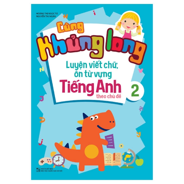 bộ cùng khủng long luyện viết chữ, ôn từ vựng tiếng anh theo chủ đề 2