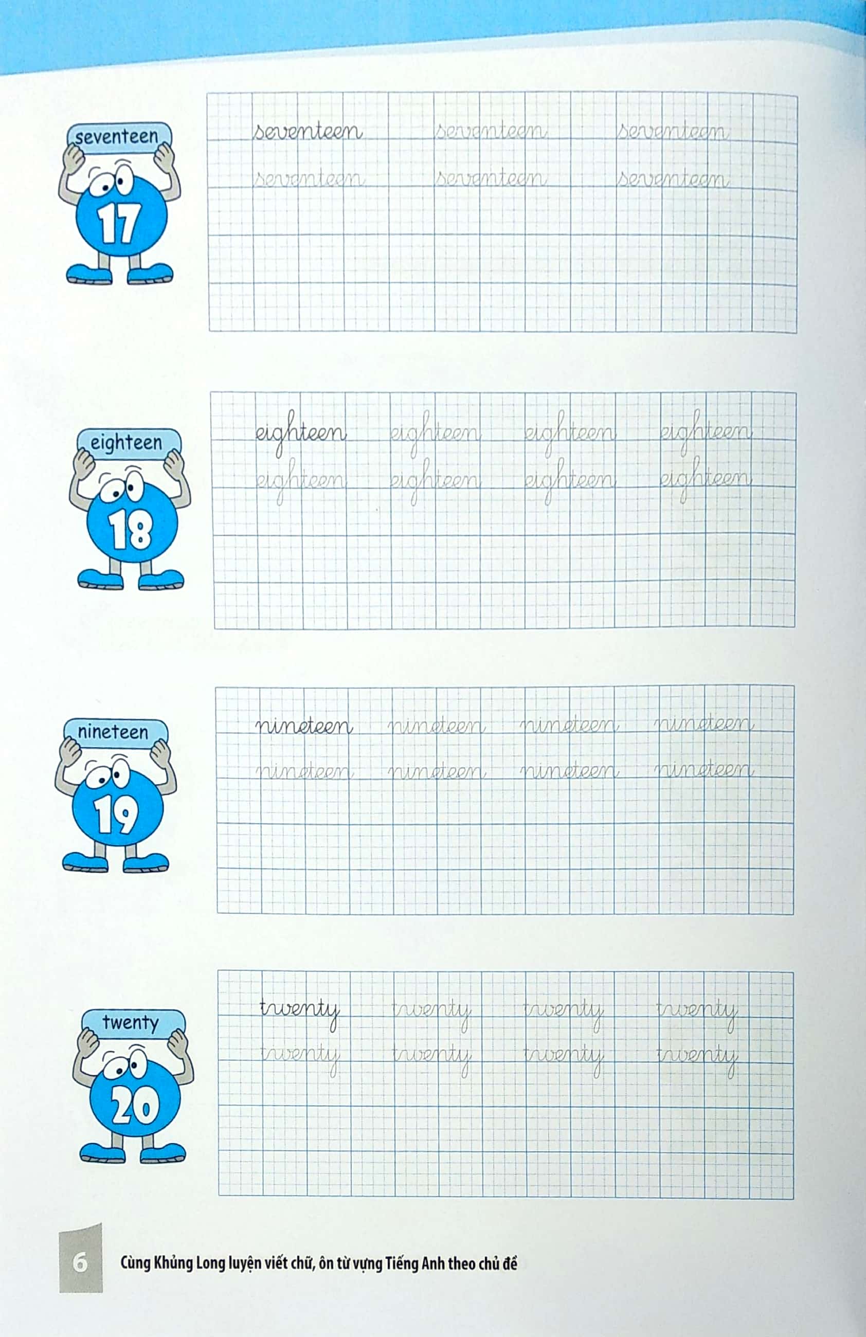 bộ cùng khủng long luyện viết chữ, ôn từ vựng tiếng anh theo chủ đề 2 - Ảnh 10