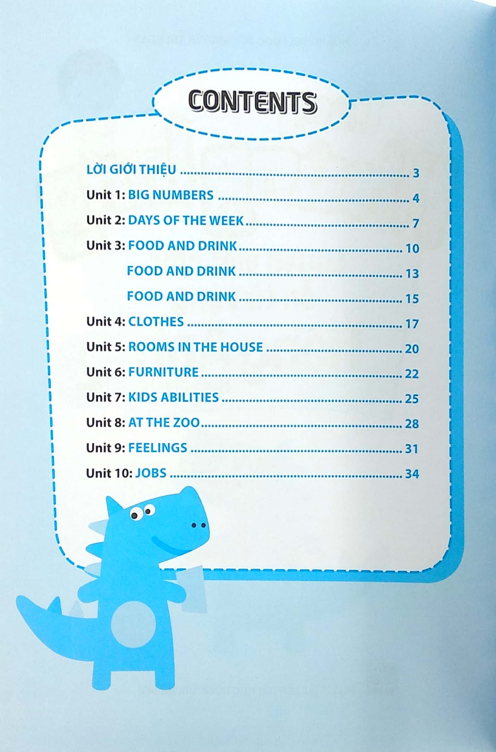 bộ cùng khủng long luyện viết chữ, ôn từ vựng tiếng anh theo chủ đề 2 - Ảnh 6