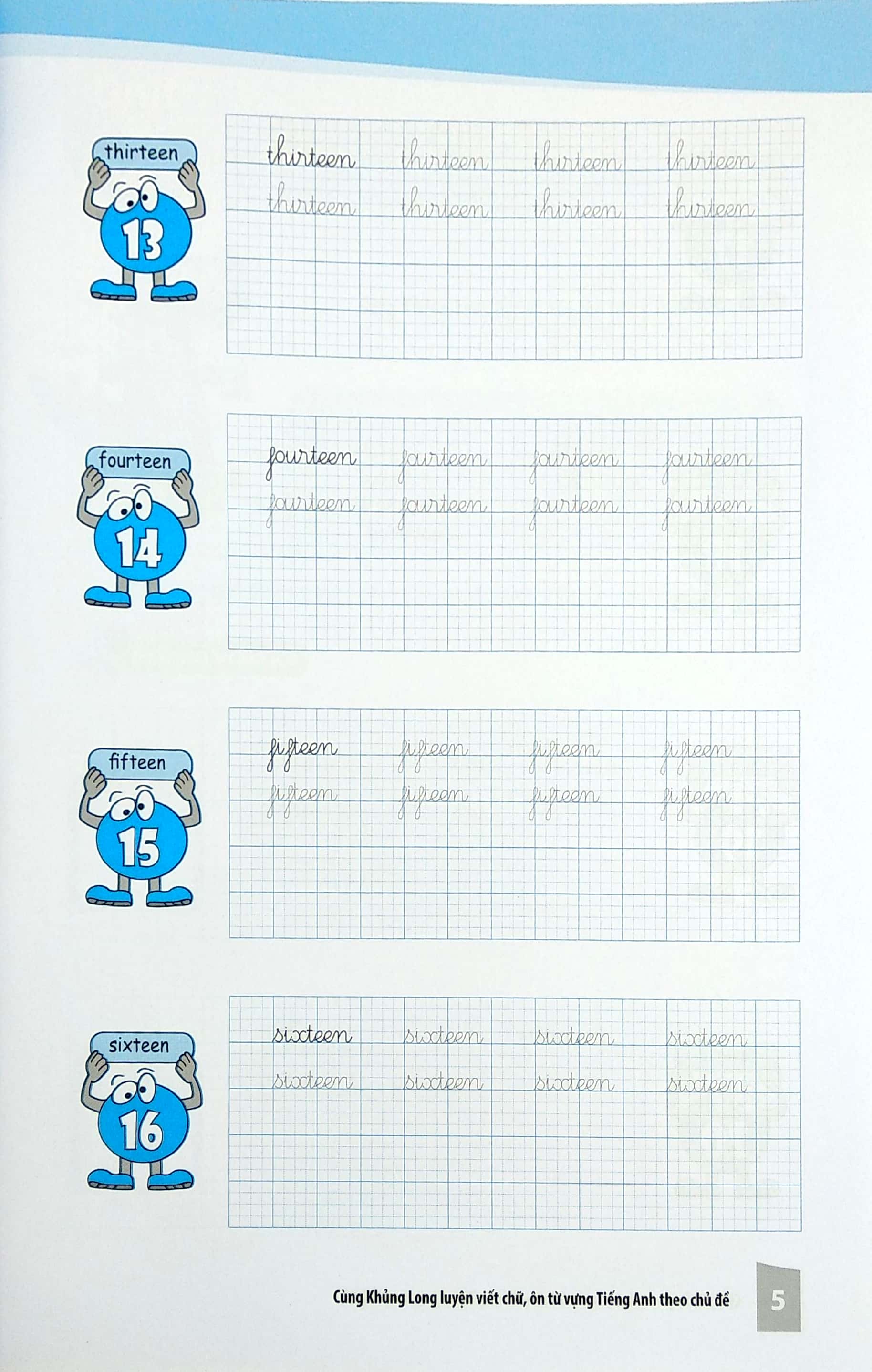 bộ cùng khủng long luyện viết chữ, ôn từ vựng tiếng anh theo chủ đề 2 - Ảnh 9
