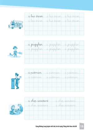 bộ cùng khủng long luyện viết chữ, ôn từ vựng tiếng anh theo chủ đề 4 - Ảnh 5