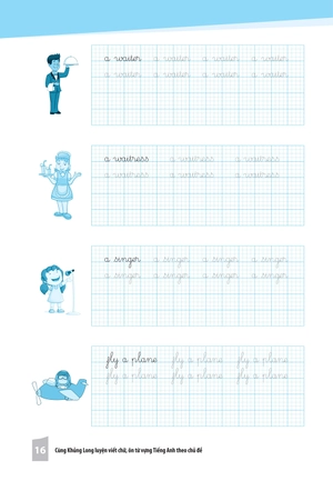 bộ cùng khủng long luyện viết chữ, ôn từ vựng tiếng anh theo chủ đề 4 - Ảnh 6