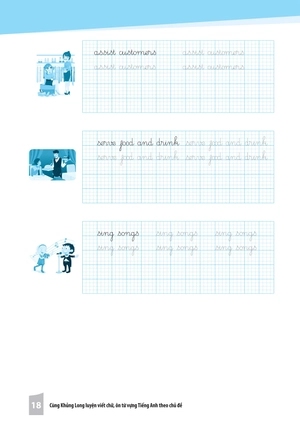 bộ cùng khủng long luyện viết chữ, ôn từ vựng tiếng anh theo chủ đề 4 - Ảnh 8