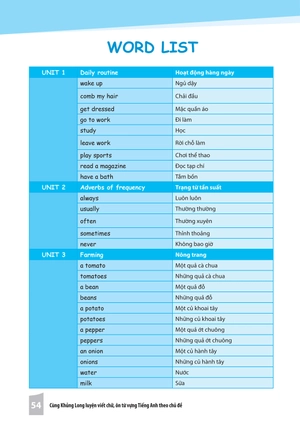 bộ cùng khủng long luyện viết chữ, ôn từ vựng tiếng anh theo chủ đề 4 - Ảnh 9