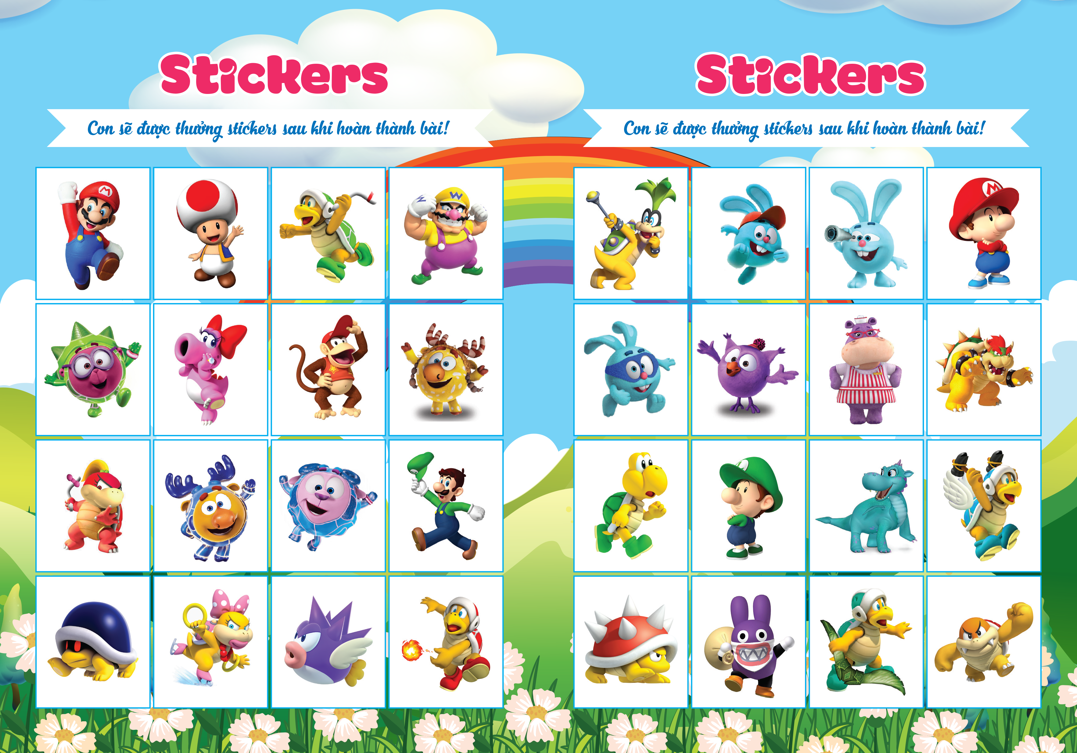 bộ cùng khủng long tập viết chữ cơ bản - chữ cái tiếng anh viết thường - quyển 5 (sticker bé trai) - Ảnh 10