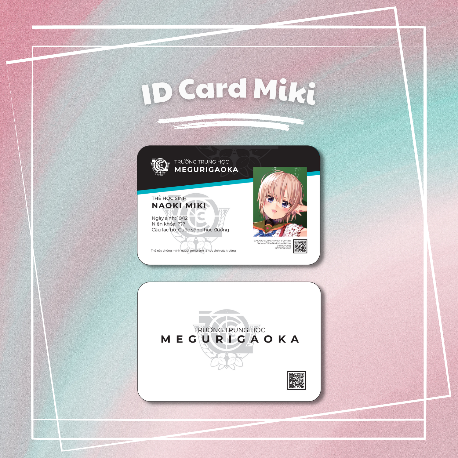 bộ cuộc sống học đường - tập 4 - tặng kèm id card - Ảnh 3