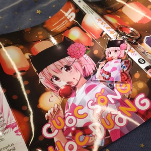 bộ cuộc sống học đường - tập 5 - bản đặc biệt - tặng kèm 2 postcard + 1 bìa áo bonus + 1 móc khóa acrylic - Ảnh 8