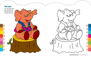 bộ cuộc sống muôn màu - tô màu & dán hình 2 (thích hợp cho trẻ 2 - 6 tuổi) - Ảnh 3