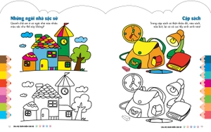 bộ cuộc sống muôn màu - tô màu & dán hình 6 (thích hợp cho trẻ 2 - 6 tuổi) - Ảnh 5