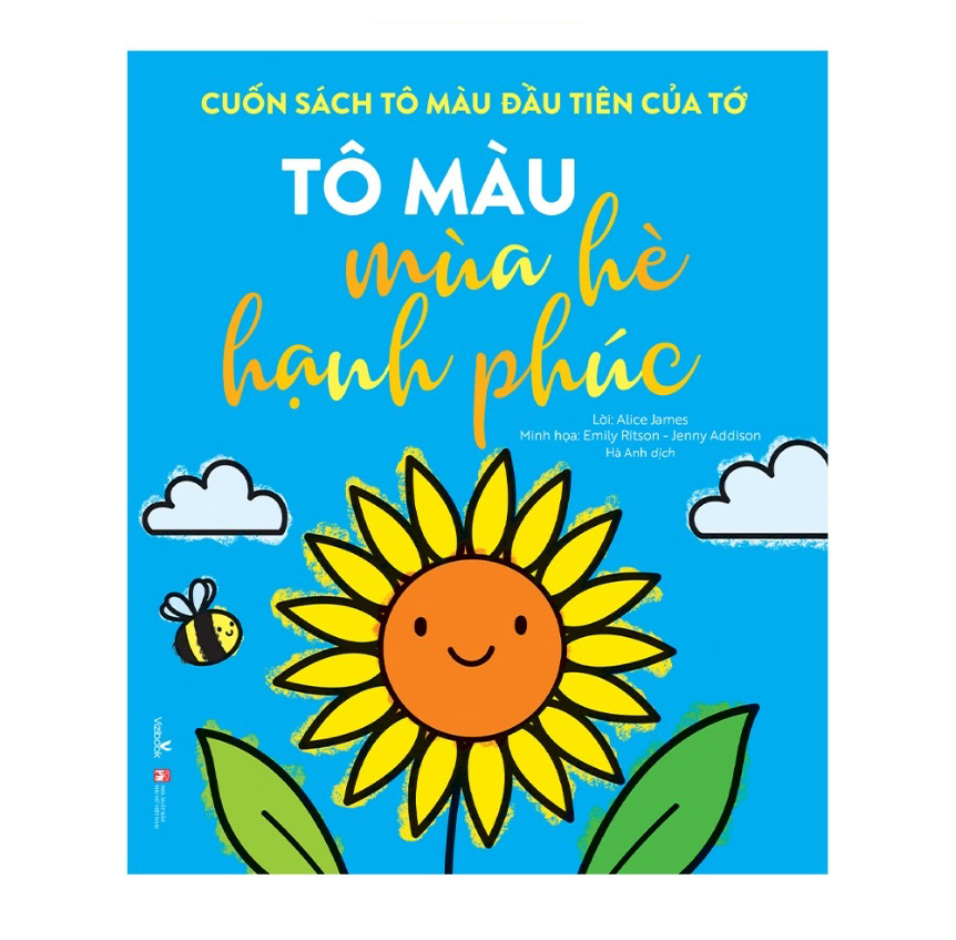Bộ Cuốn Sách Tô Màu Đầu Tiên Của Tớ - Tô Màu Mùa Hè Hạnh Phúc - Ảnh 2