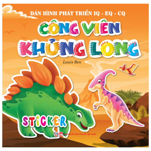 Bộ Dán Hình Phát Triển IQ-EQ-CQ - Công Viên Khủng Long - Tập 1