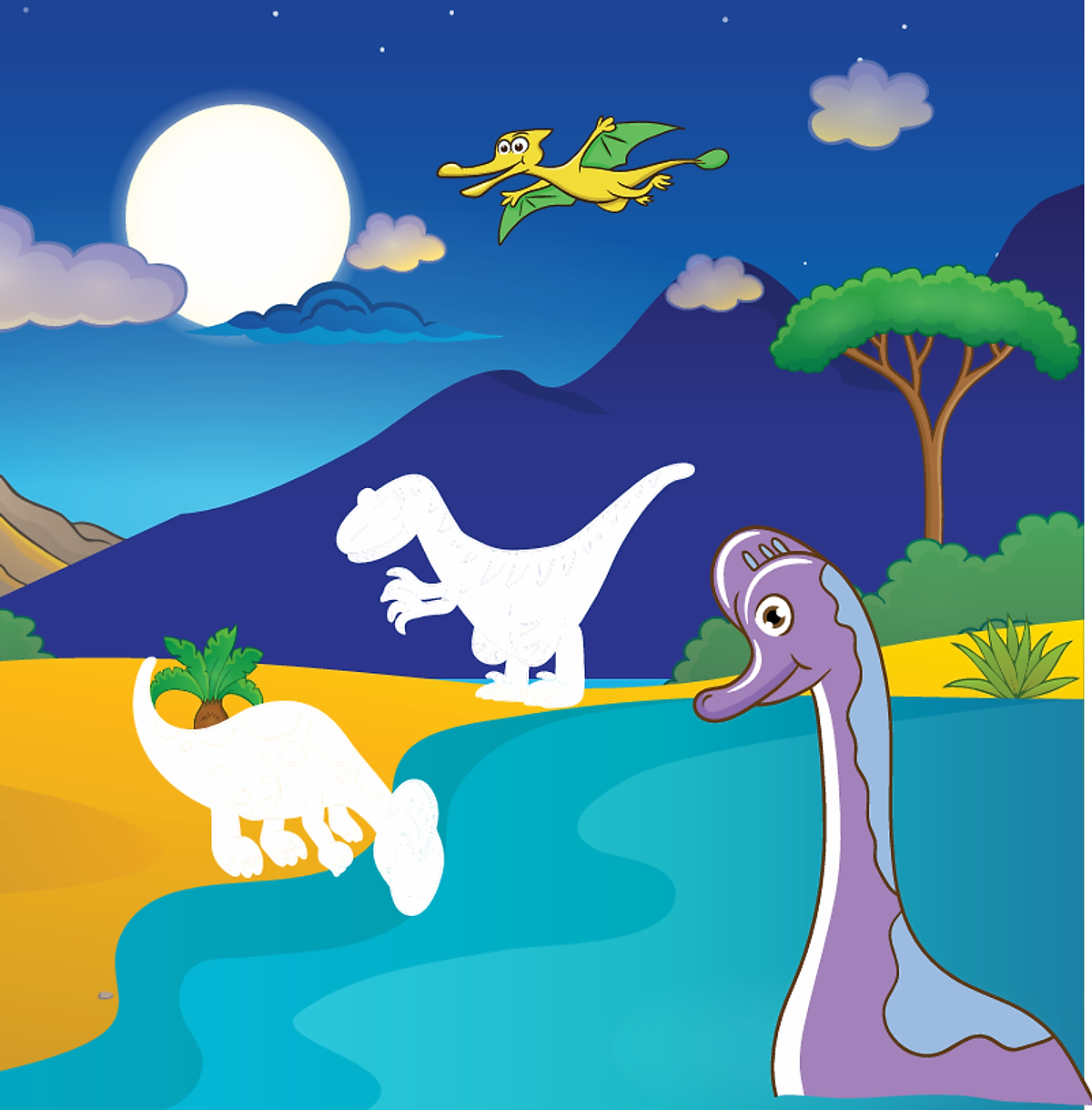 Bộ Dán Hình Phát Triển IQ-EQ-CQ - Công Viên Khủng Long - Tập 1 - Ảnh 4