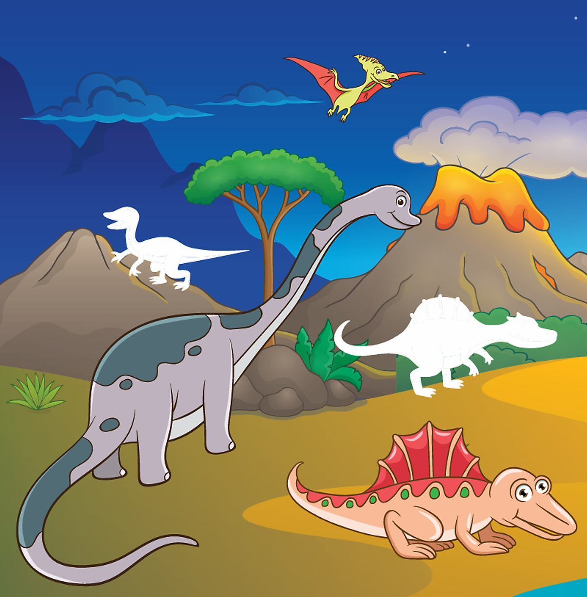 Bộ Dán Hình Phát Triển IQ-EQ-CQ - Công Viên Khủng Long - Tập 1 - Ảnh 6