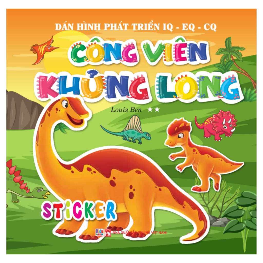 Bộ Dán Hình Phát Triển IQ-EQ-CQ - Công Viên Khủng Long - Tập 2 - Ảnh 2