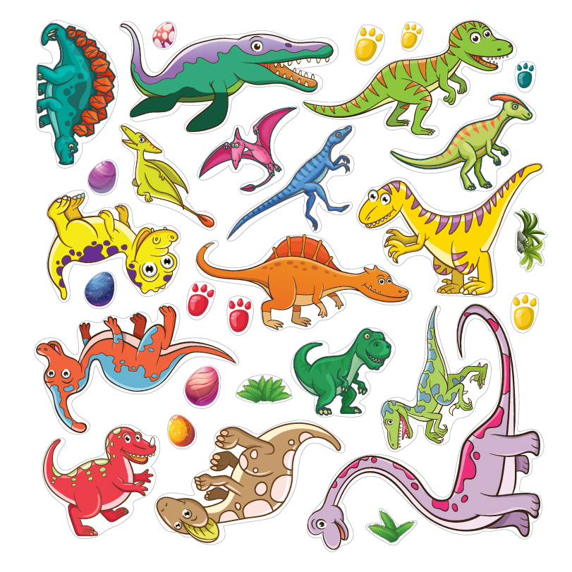 Bộ Dán Hình Phát Triển IQ-EQ-CQ - Công Viên Khủng Long - Tập 2 - Ảnh 5