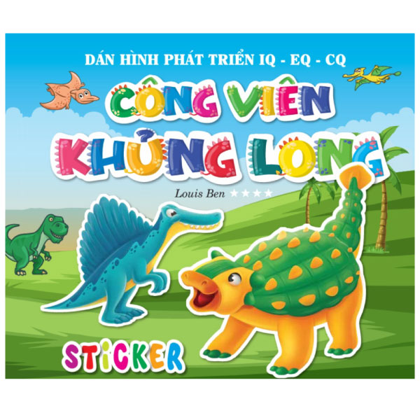 Bộ Dán Hình Phát Triển IQ-EQ-CQ - Công Viên Khủng Long - Tập 4