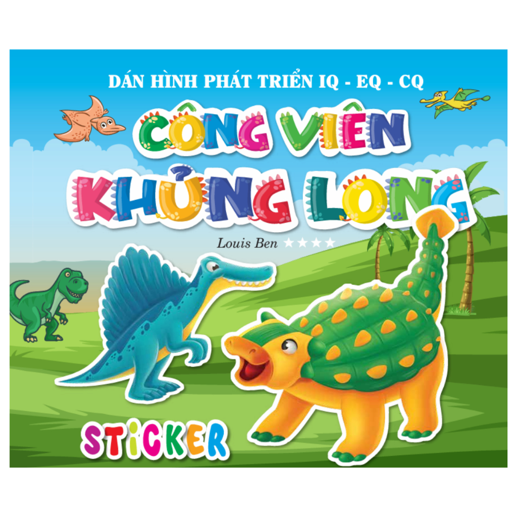 Bộ Dán Hình Phát Triển IQ-EQ-CQ - Công Viên Khủng Long - Tập 4 - Ảnh 2