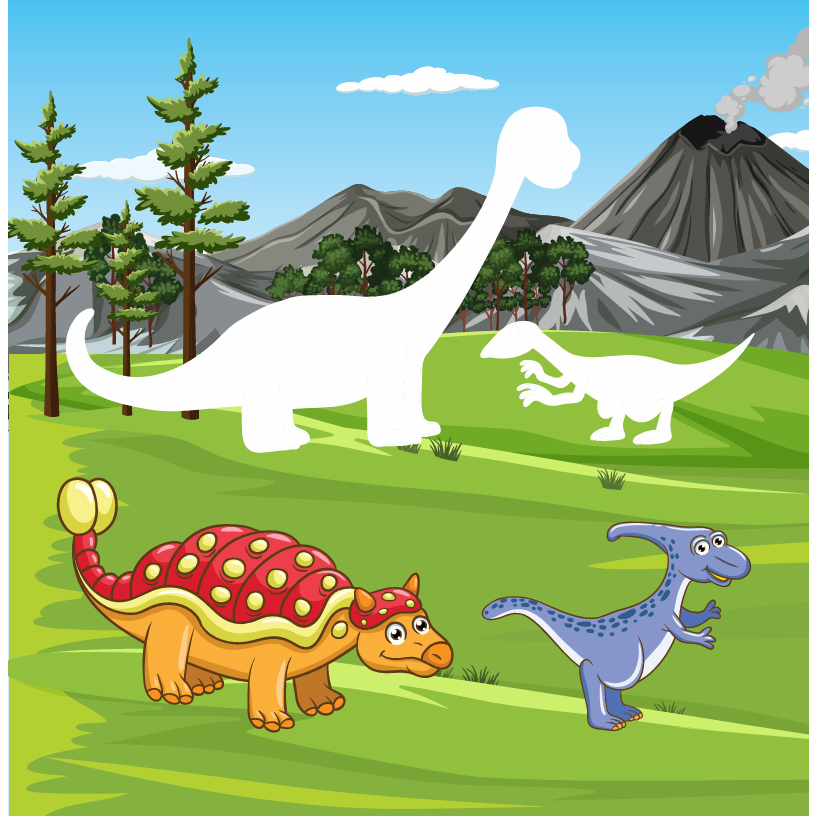 Bộ Dán Hình Phát Triển IQ-EQ-CQ - Công Viên Khủng Long - Tập 5 - Ảnh 4