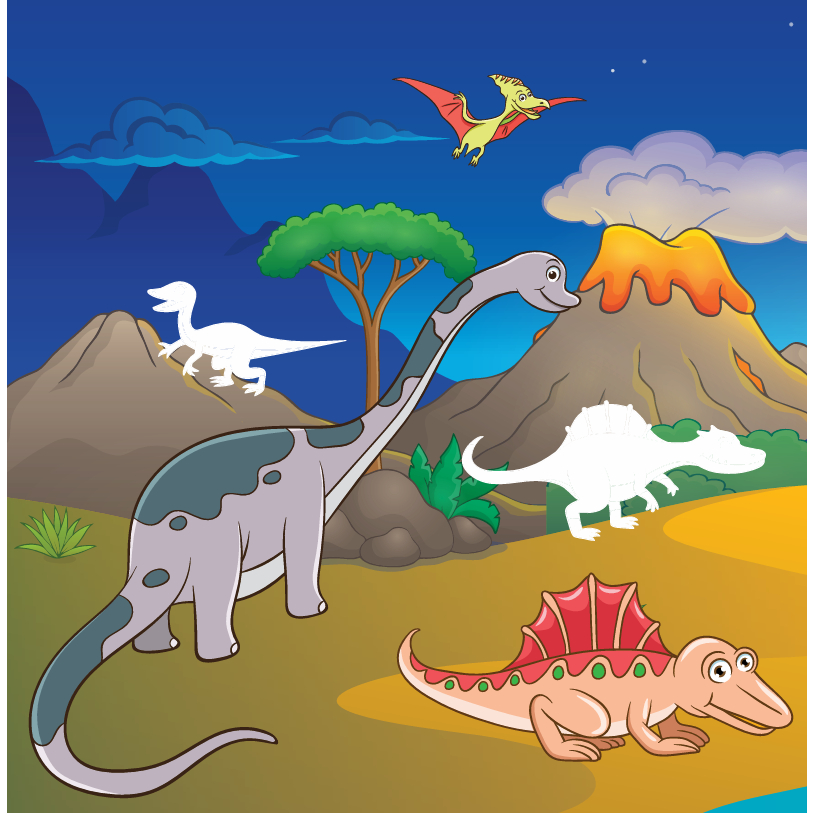 Bộ Dán Hình Phát Triển IQ-EQ-CQ - Công Viên Khủng Long - Tập 6 - Ảnh 4