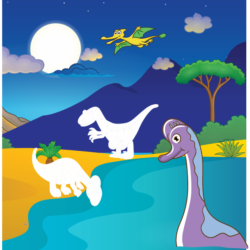 Bộ Dán Hình Phát Triển IQ-EQ-CQ - Công Viên Khủng Long - Tập 6 - Ảnh 5