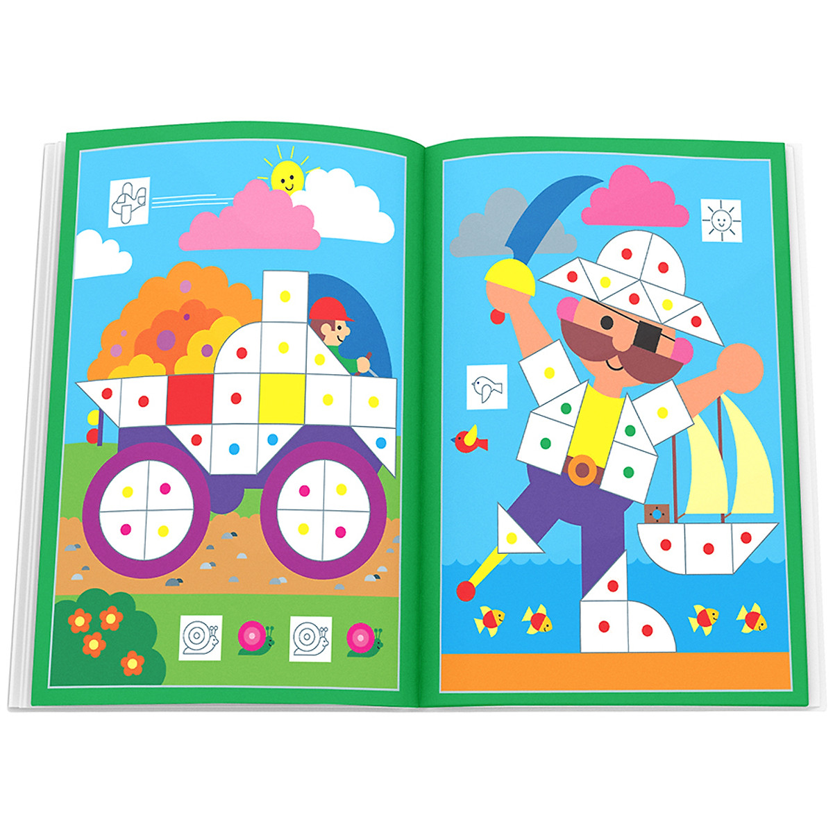 bộ dán hình sáng tạo - quyển 4 - Ảnh 3