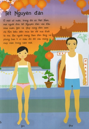 bộ dán hình sáng tạo trang phục búp bê - trang phục các nước 2 - Ảnh 6