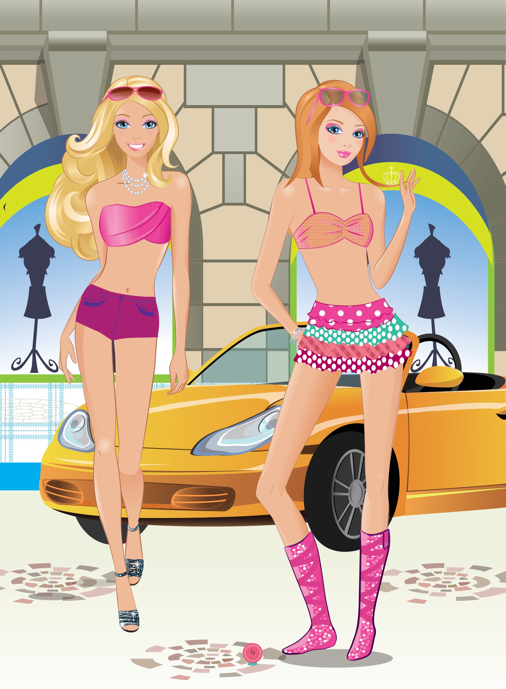 bộ dán hình thiết kế thời trang công chúa - tập 1 - Ảnh 5