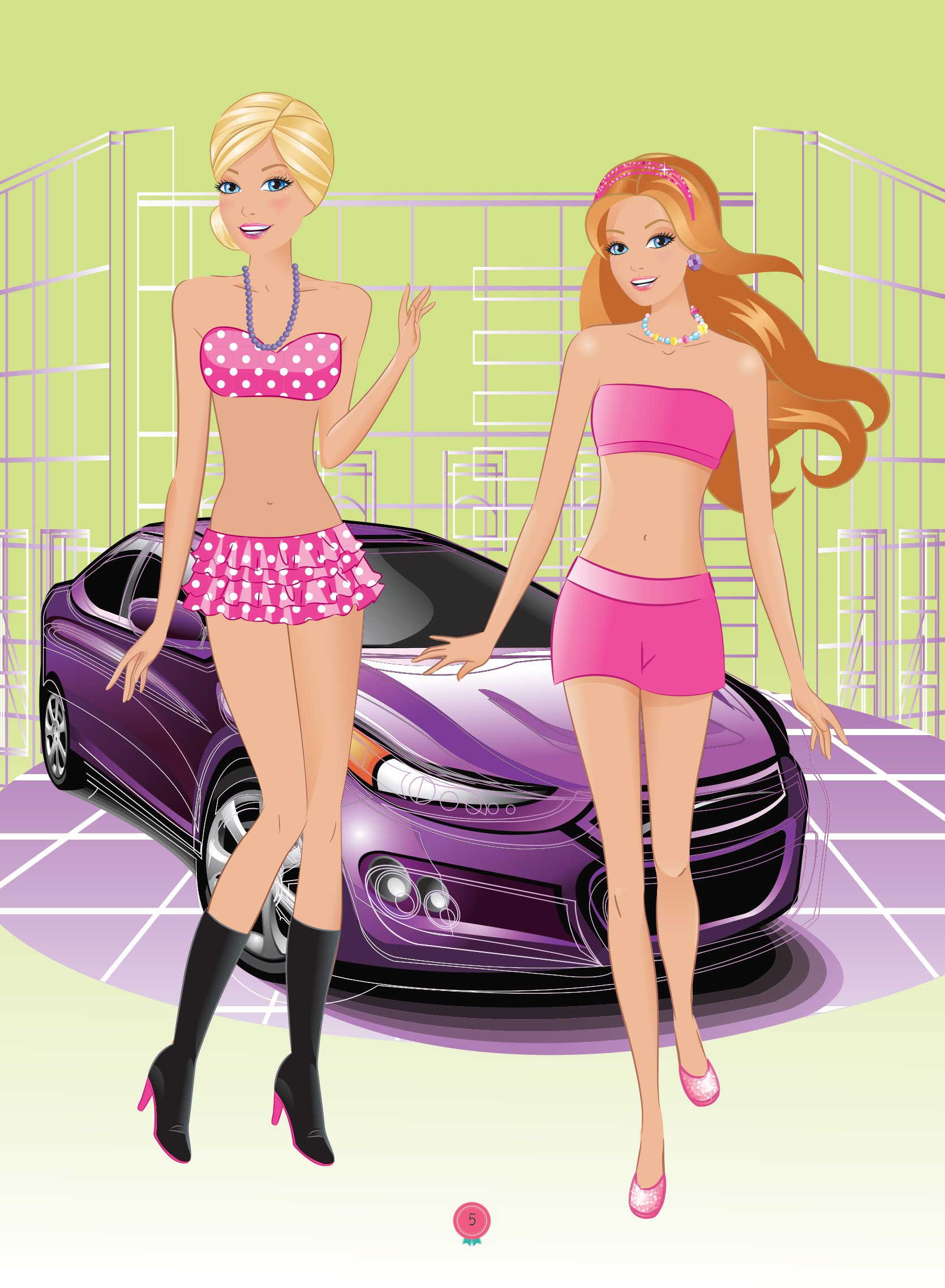 bộ dán hình thiết kế thời trang công chúa - tập 1 - Ảnh 6