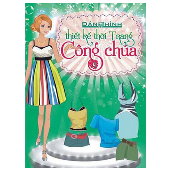 bộ dán hình thiết kế thời trang công chúa - tập 1 - Ảnh 9