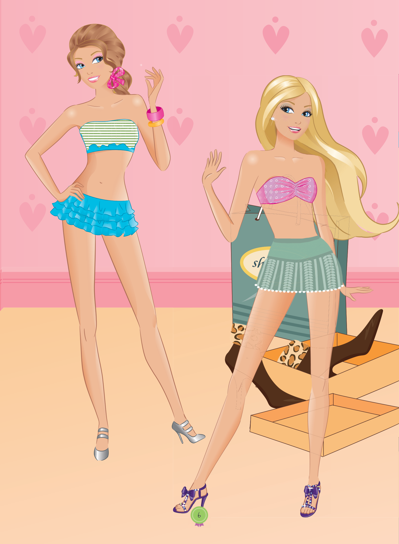 bộ dán hình thiết kế thời trang công chúa - tập 2 - Ảnh 12